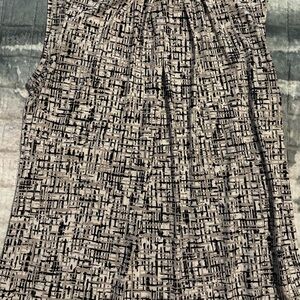 Jones New York Black and Cream Maxi Skirt